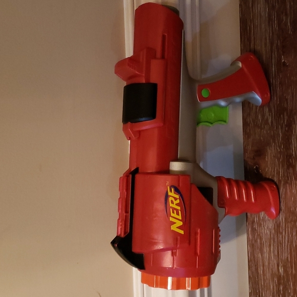 HP 2005 Nerf Dart Tag Blue and Red Hyperfire Blaster Gun Blue includes 2 blaster - Picture 11 of 12